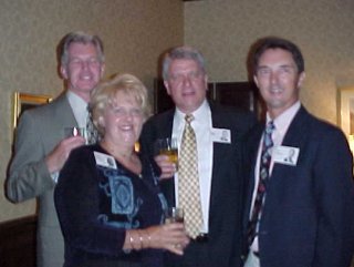 [Dale Goodwin '65], Donna Stasiuk Goodwin, Paul Stefko, Bill Kossan